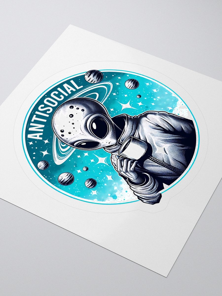 Antisocial Alien Club Sticker product image (7)