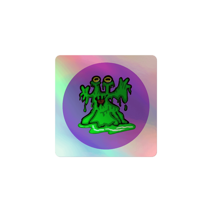 Gooey Slime Creature Holographic Sticker Sheet product image (1)