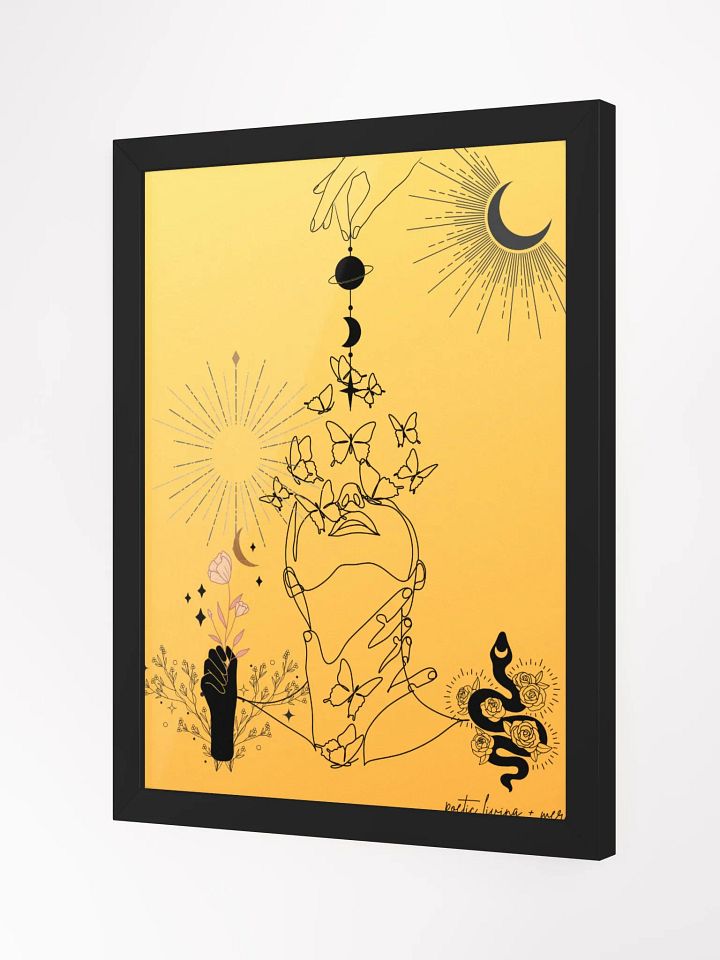 east of a cold red sun - framed design product image (2)