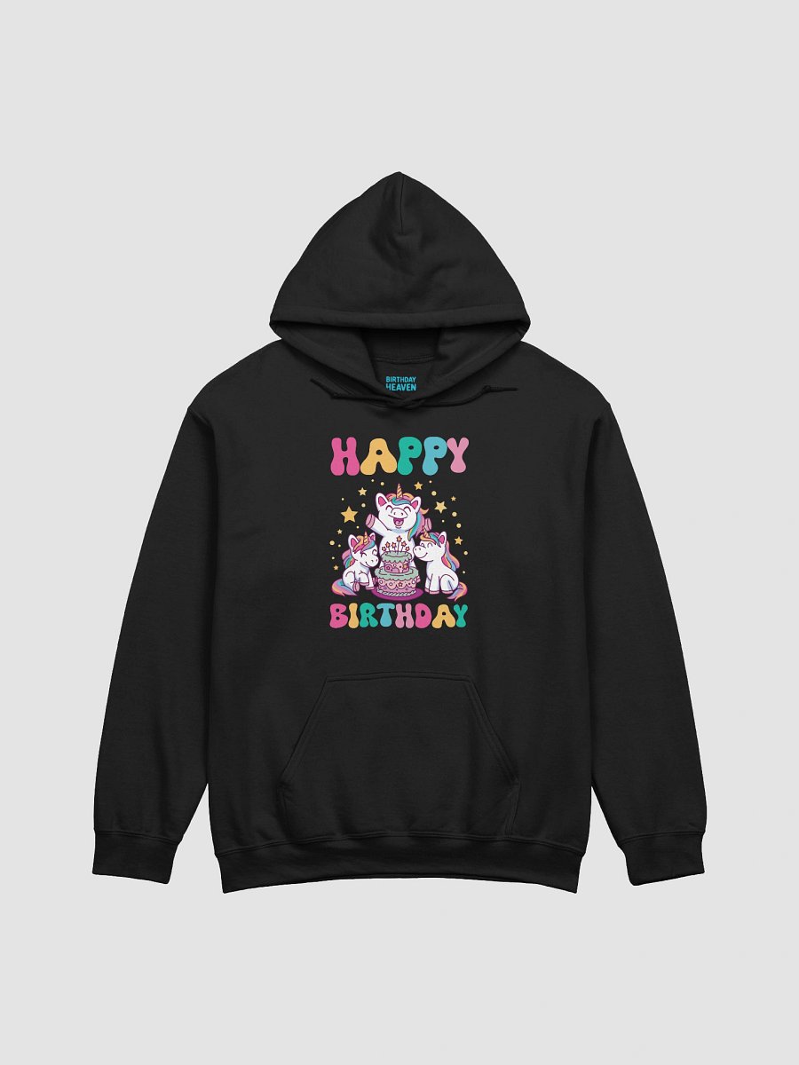 Happy Birthday (Unicorns With Birthday Cake) Hoodie product image (1)