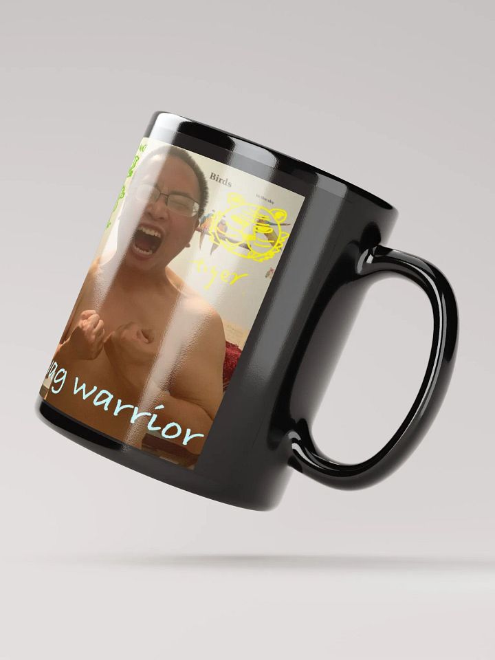 Black Glossy Mug: swag warrior 2.0 product image (4)