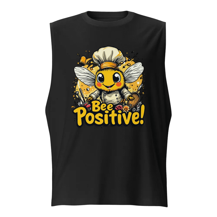Bee Positive! Chef Bee Muscle Tank product image (1)