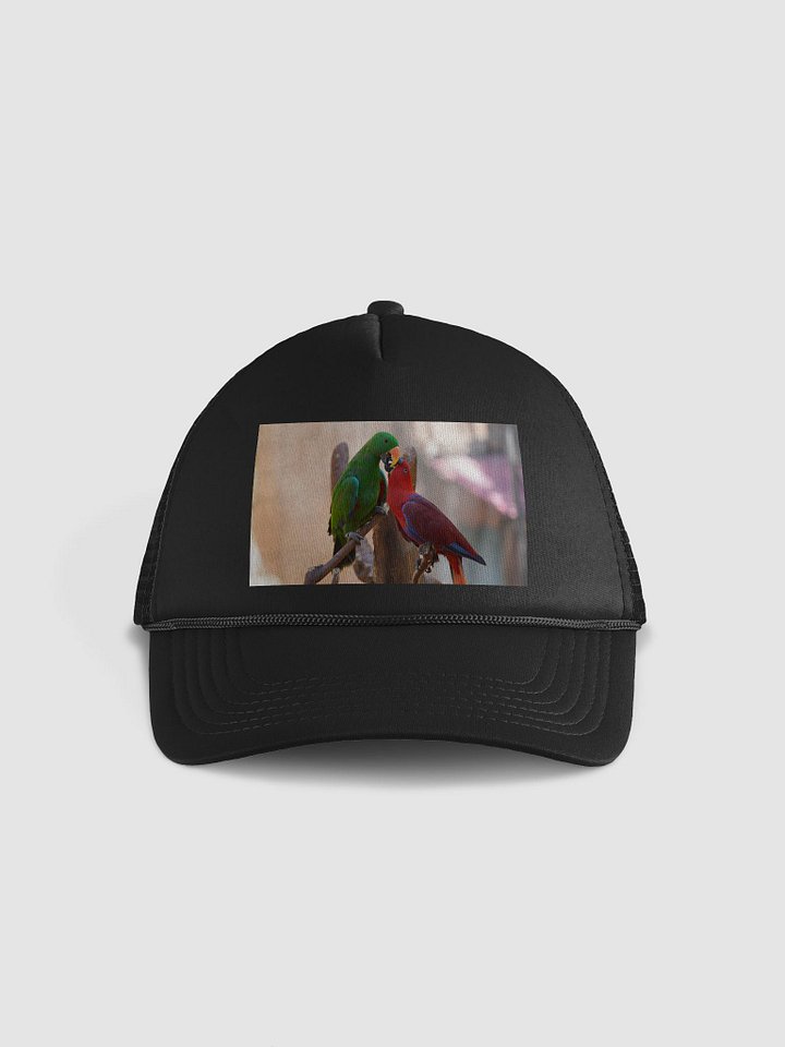 Vibrant Parrot Duo Trucker Hat product image (1)