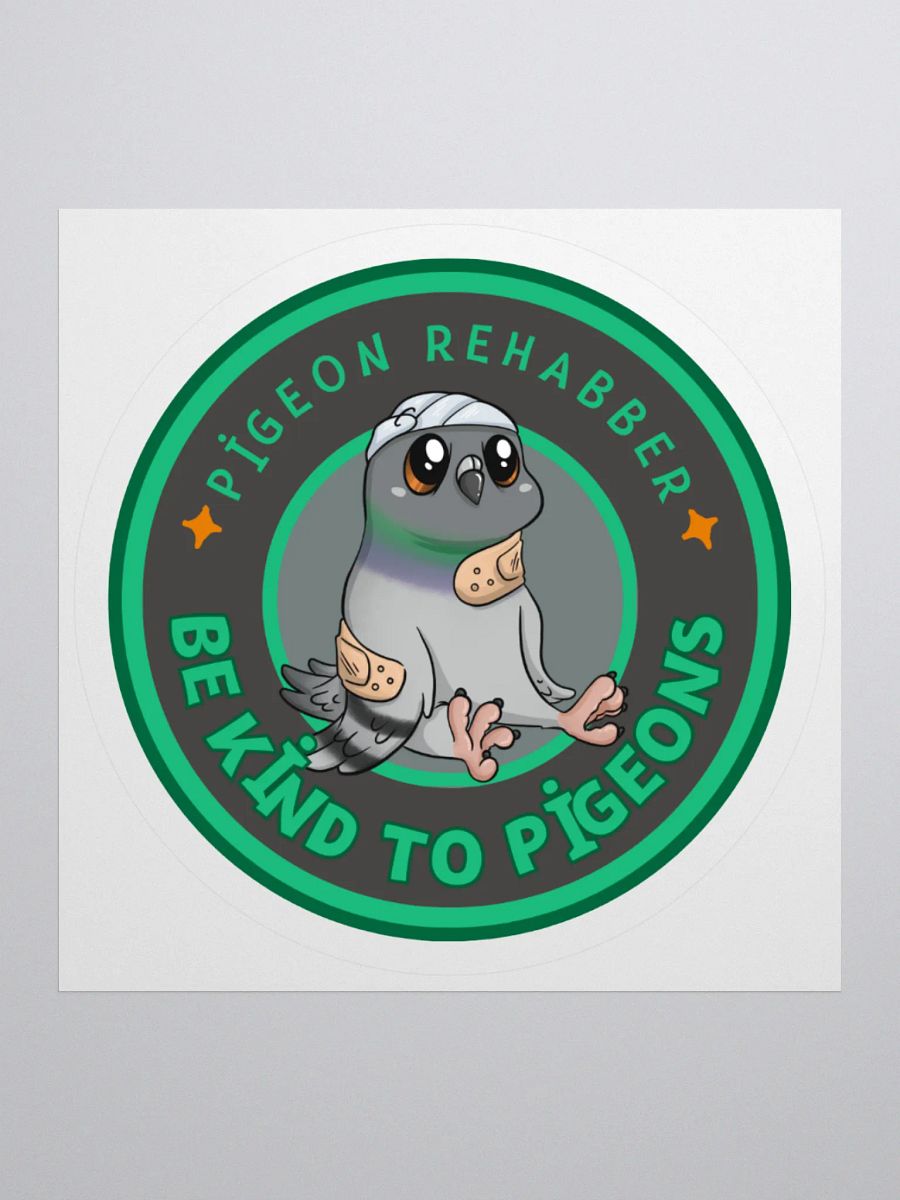 Pigeon Rehabber Kiss Cut Sticker product image (2)