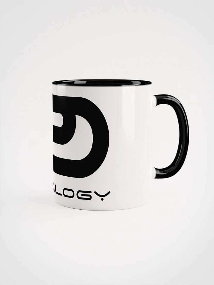 9 AETHER NINEALOGY BLACK ON WHITE MUG product image (3)