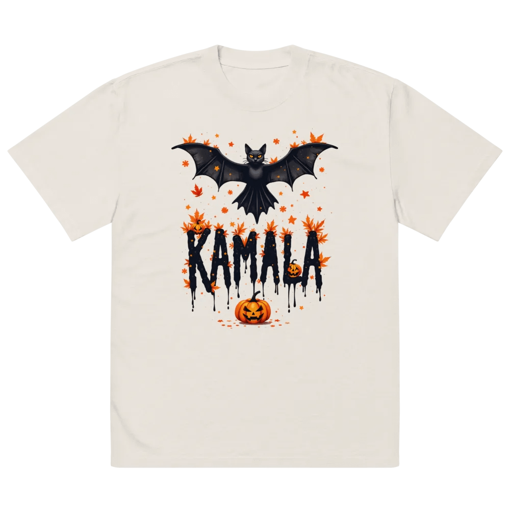 Kamala Halloween T-Shirt with Bat and Pumpkin product image (31)