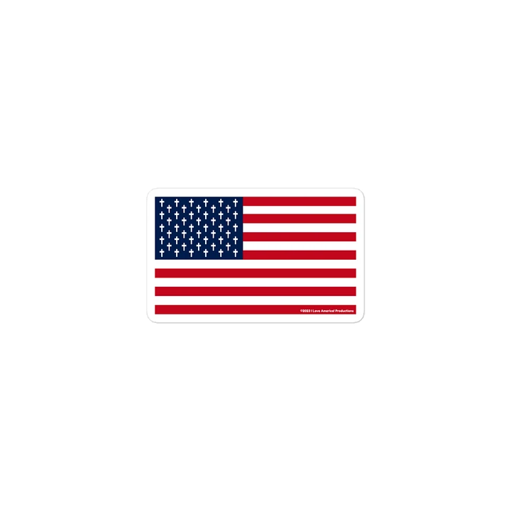 Christian Nation Flag Magnet product image (1)