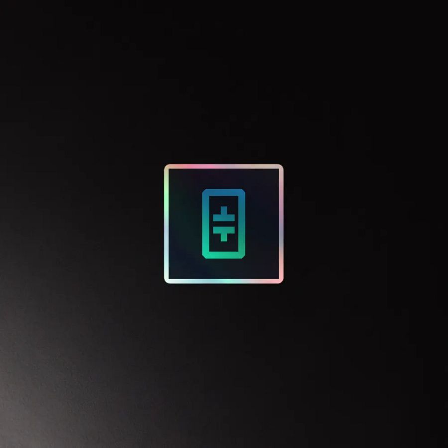 Theta's Logo- [Holographic Sticker product image (2)