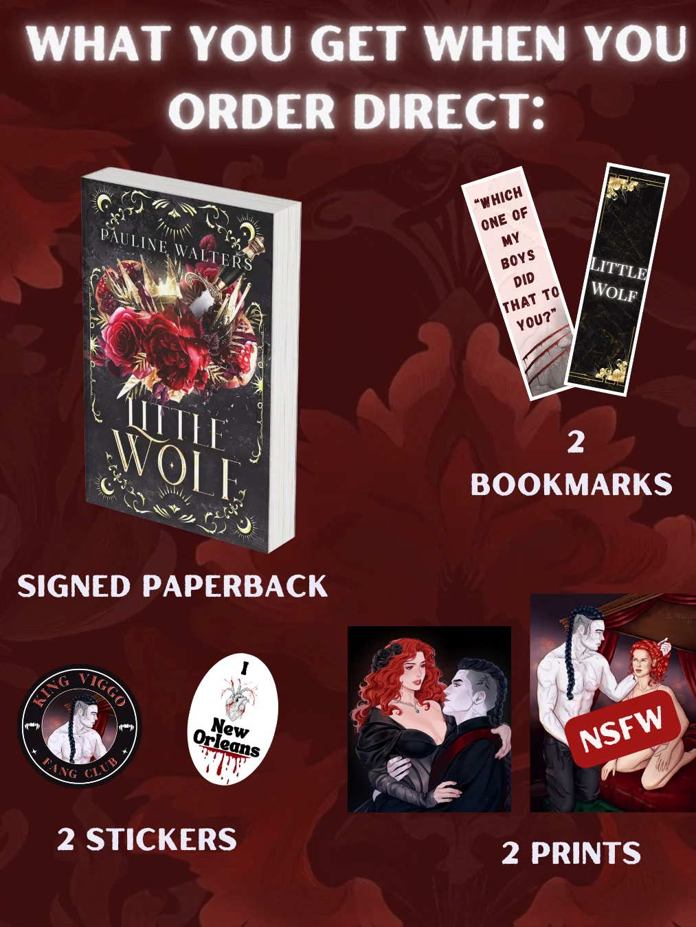 Little Wolf - Signed paperback + swag pack product image (2)