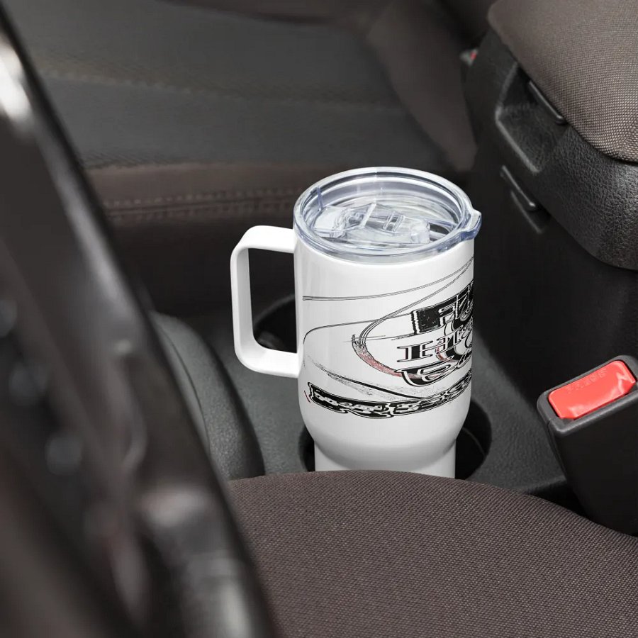 Fight Hard Earn Respect - Travel Mug with a Handle product image (8)