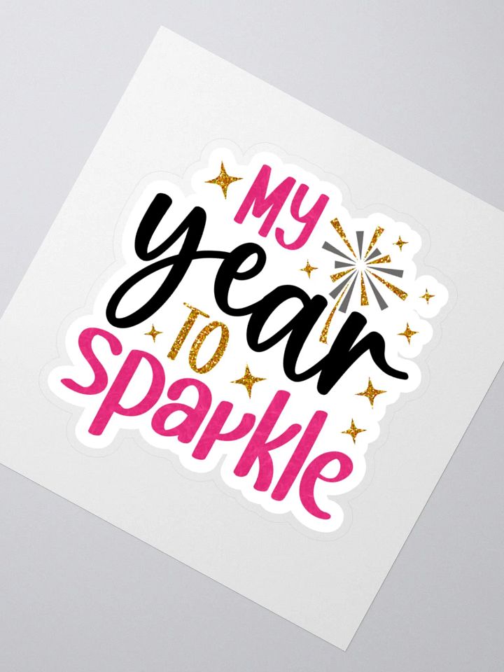 Sparkling Year Kiss Cut Stickers product image (6)