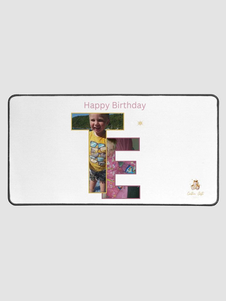 Custom Initials Birthday Mouse Pad product image (1)