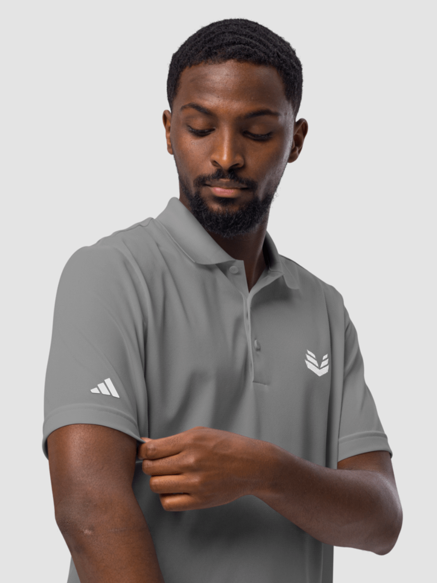 Valkence x adidas Sport Polo Shirt - Grey Three product image (3)