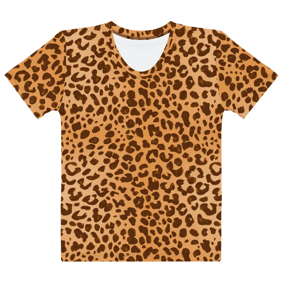 Brown Leopard Print Women's T-Shirt product image (7)