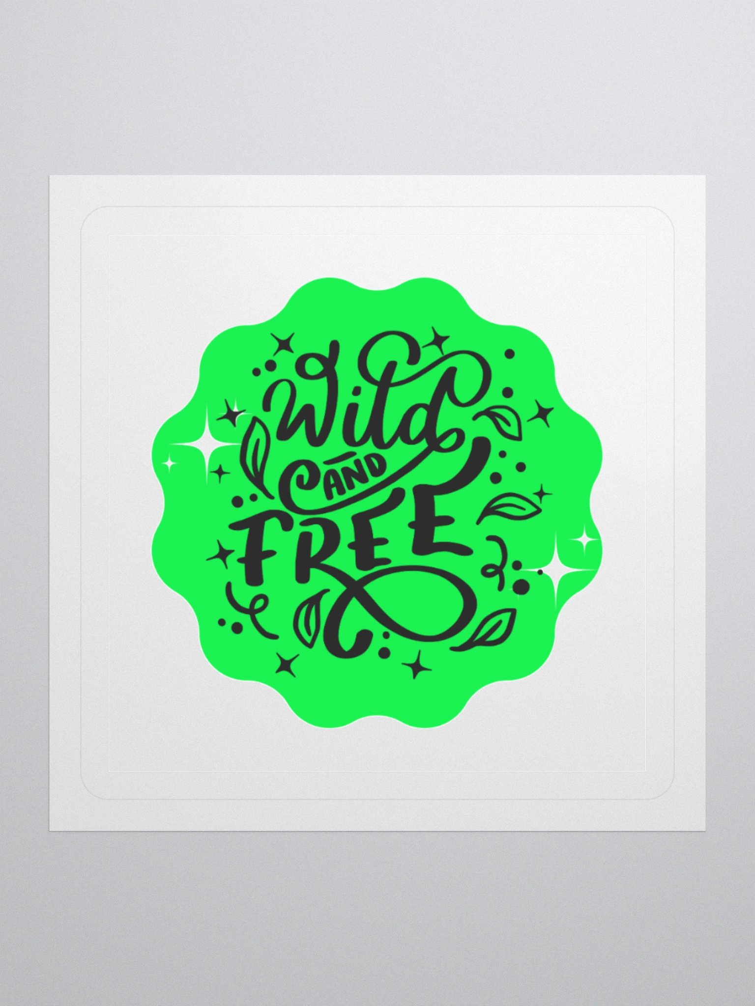 Wild and Free – Free Your Spirit 3x3 Sticker product image (1)
