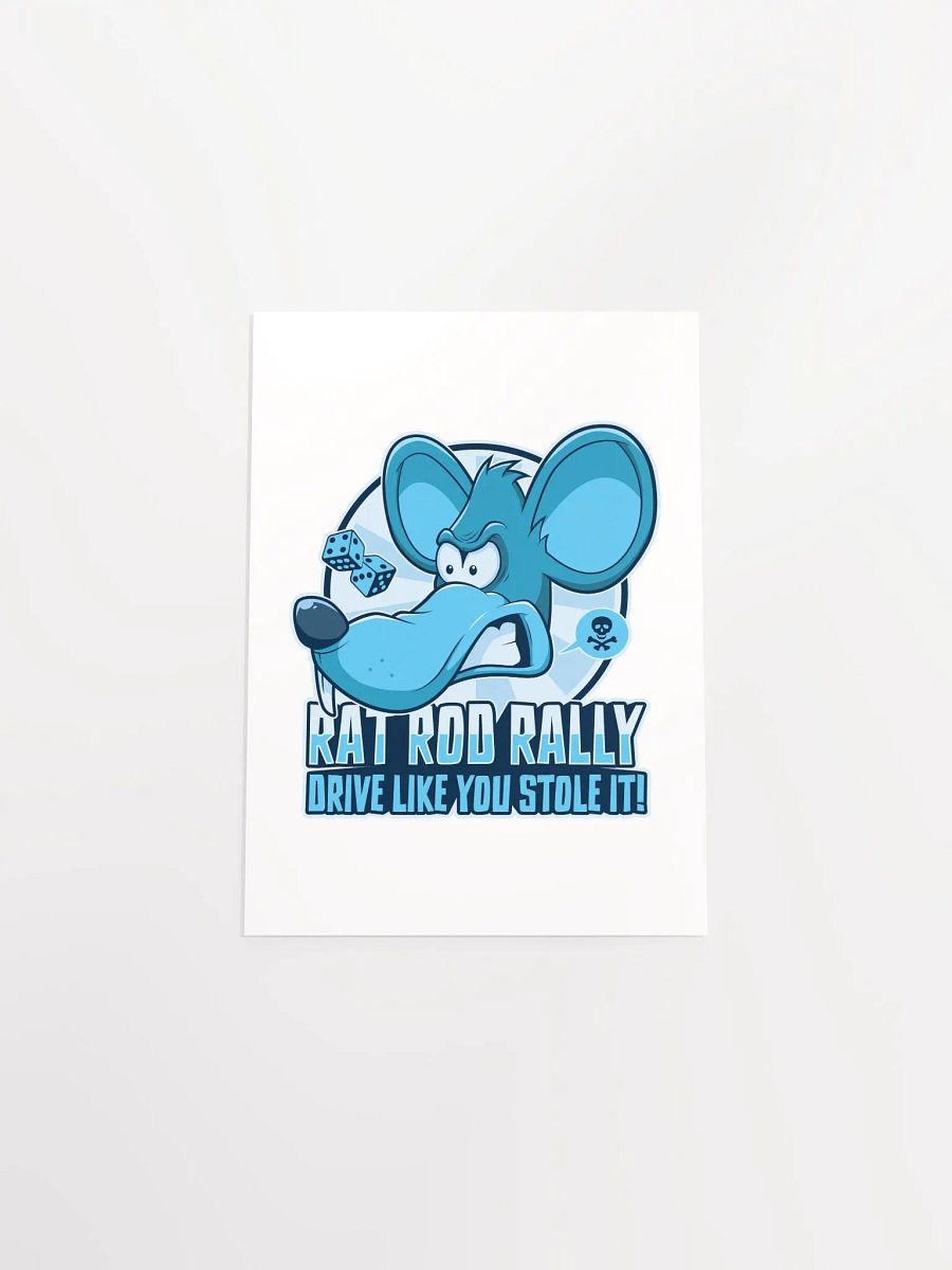 Funny Rat Rod Poster – Hot Rod Rally Cartoon Wall Art product image (52)