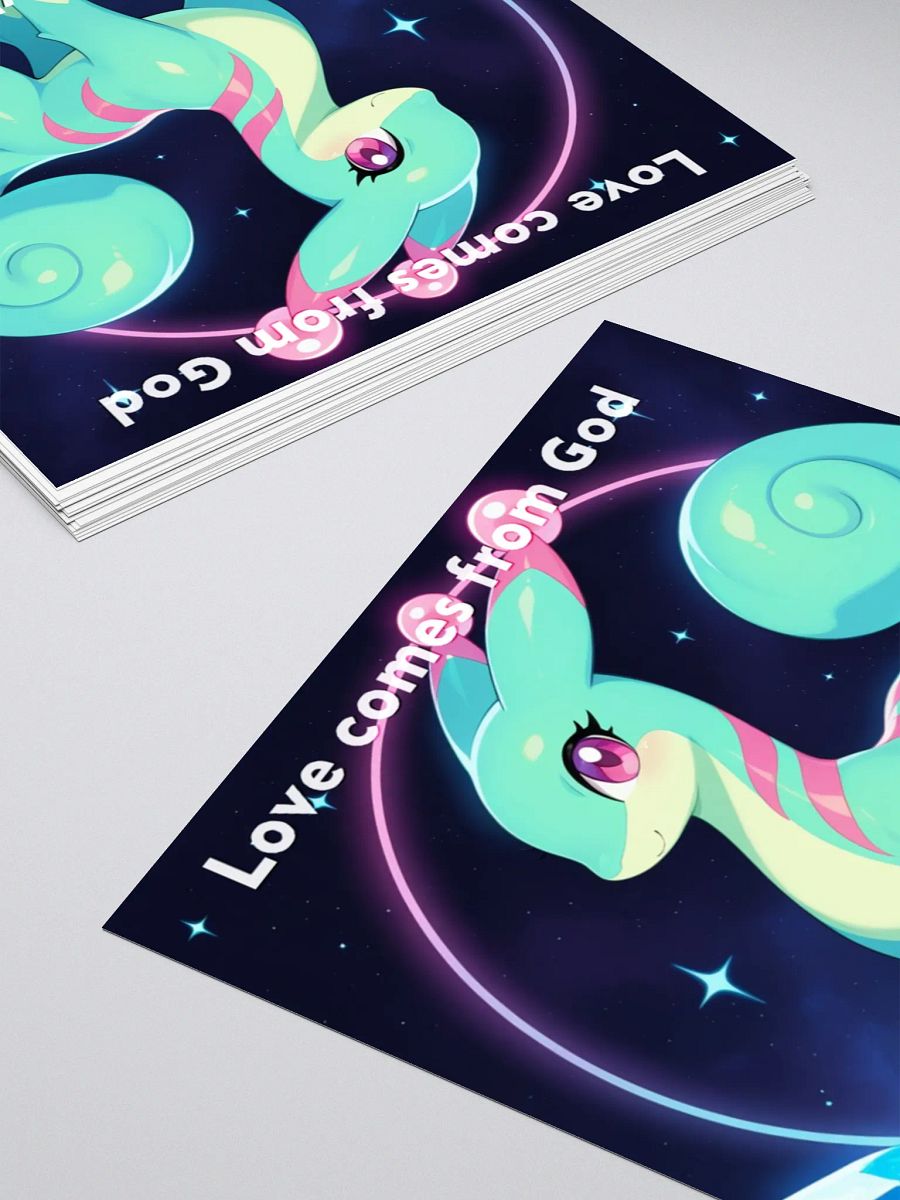 Bible Cuties Nova - Love comes from God Sticker product image (7)