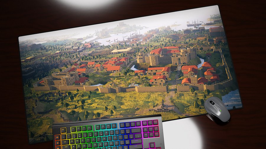 Asgarnia | Premium Wide OSRS Desk Mat product image (5)