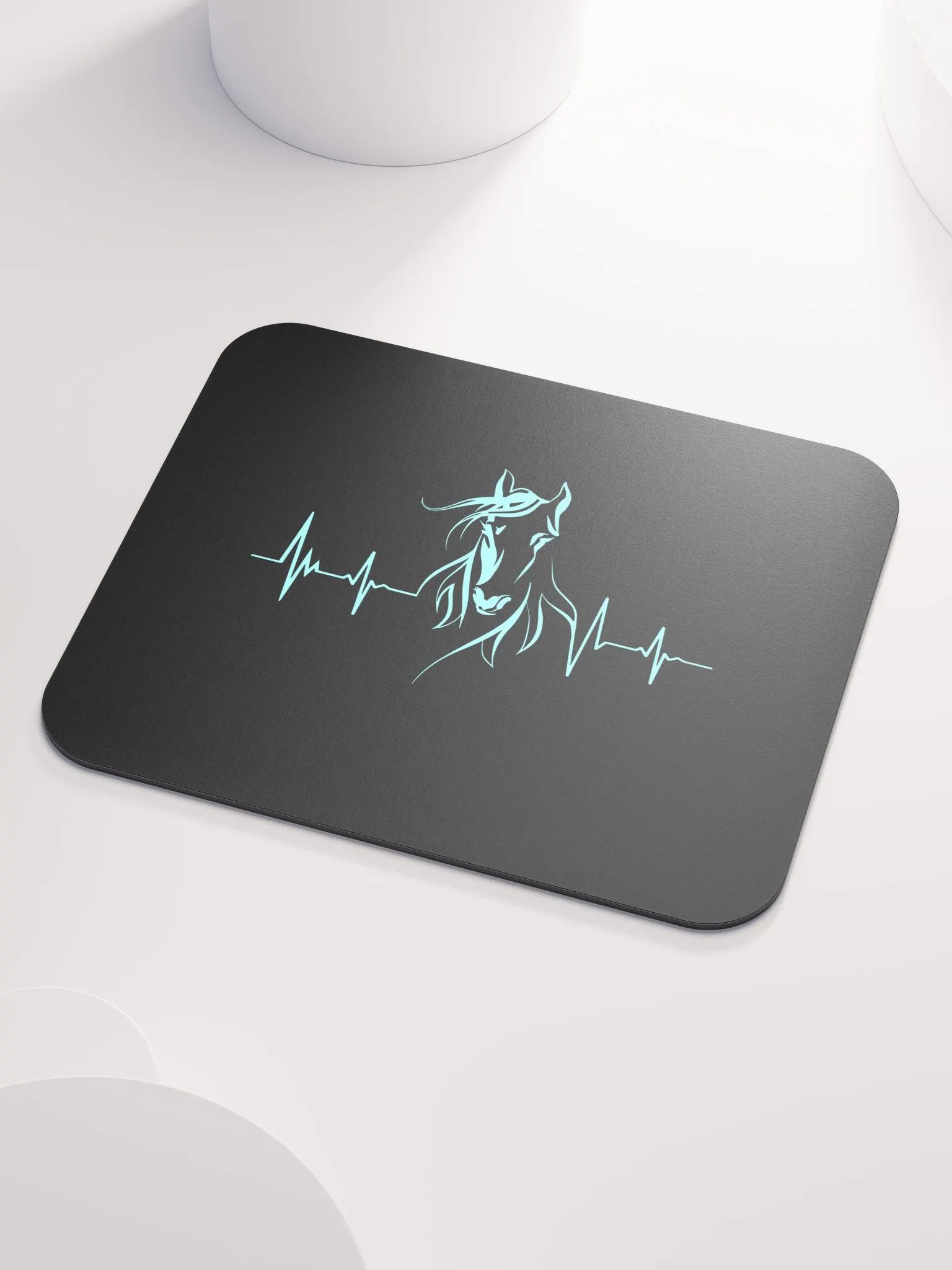Horse Heartbeat Mouse Pad product image (3)