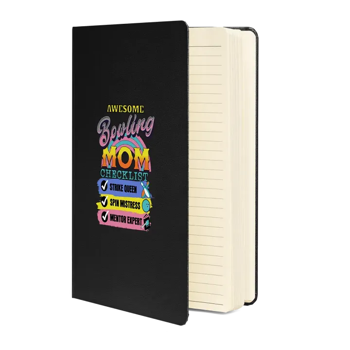 Awesome Bowling Mom Checklist Strike, Spin, Mentor Notebook product image (2)
