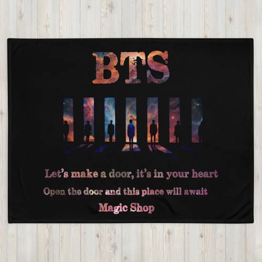 BTS - OT7 - Doorways Throw Blanket - Designed by ChimberArt product image (4)