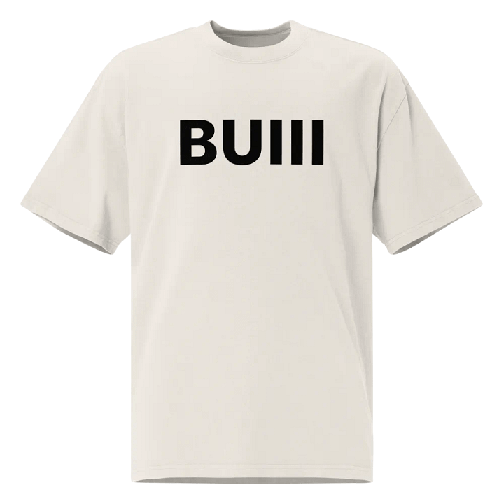 BUIII Originals Logo Premium Oversized T-shirt product image (1)