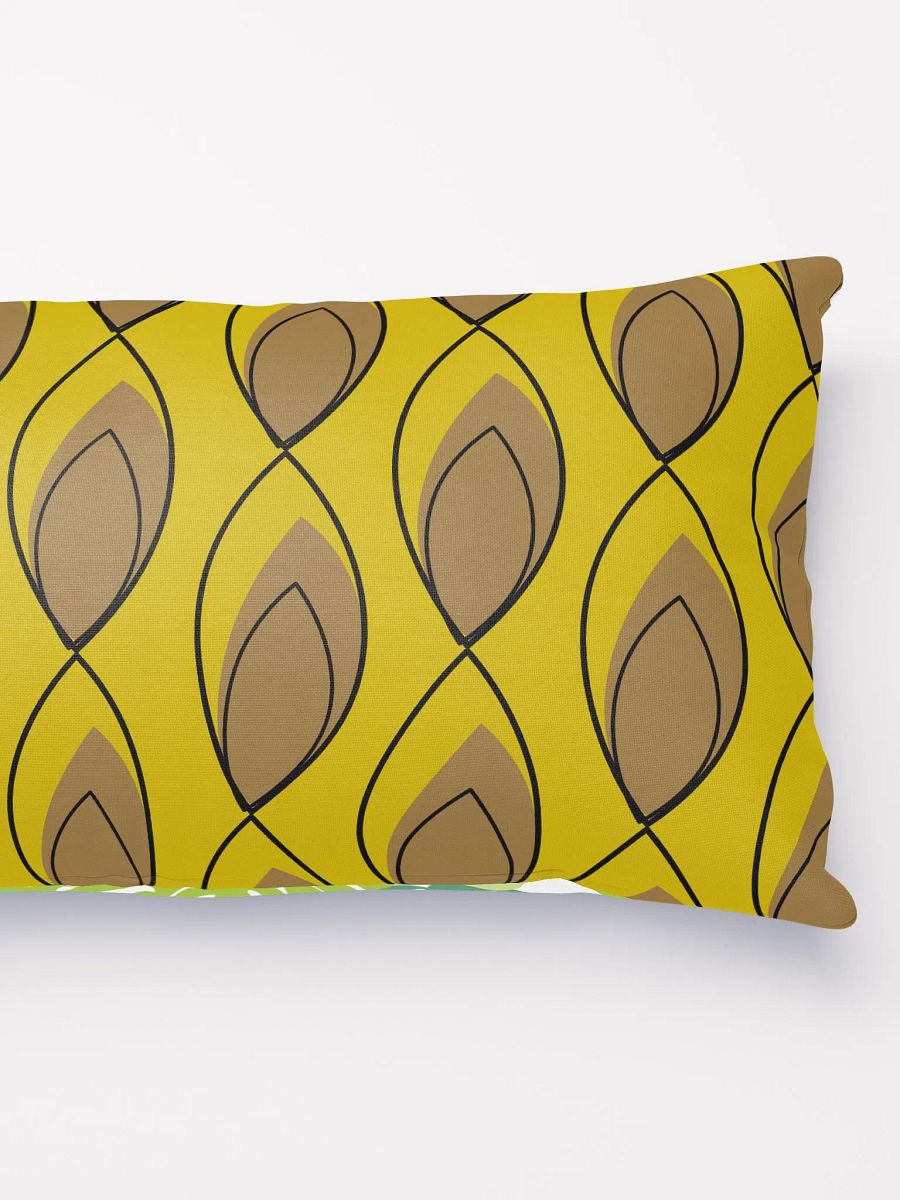 Leaves and feathers patterned pillows product image (2)