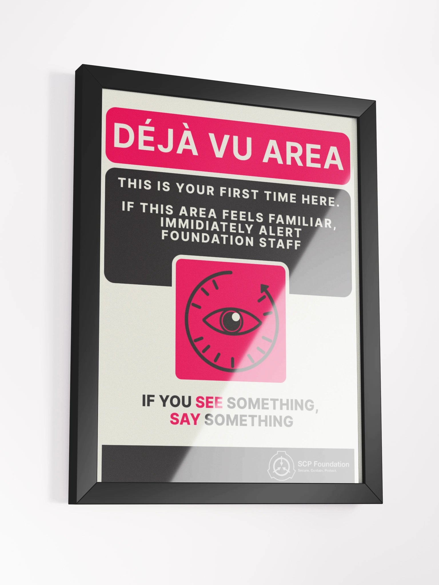DEJA VU Framed Poster product image (3)