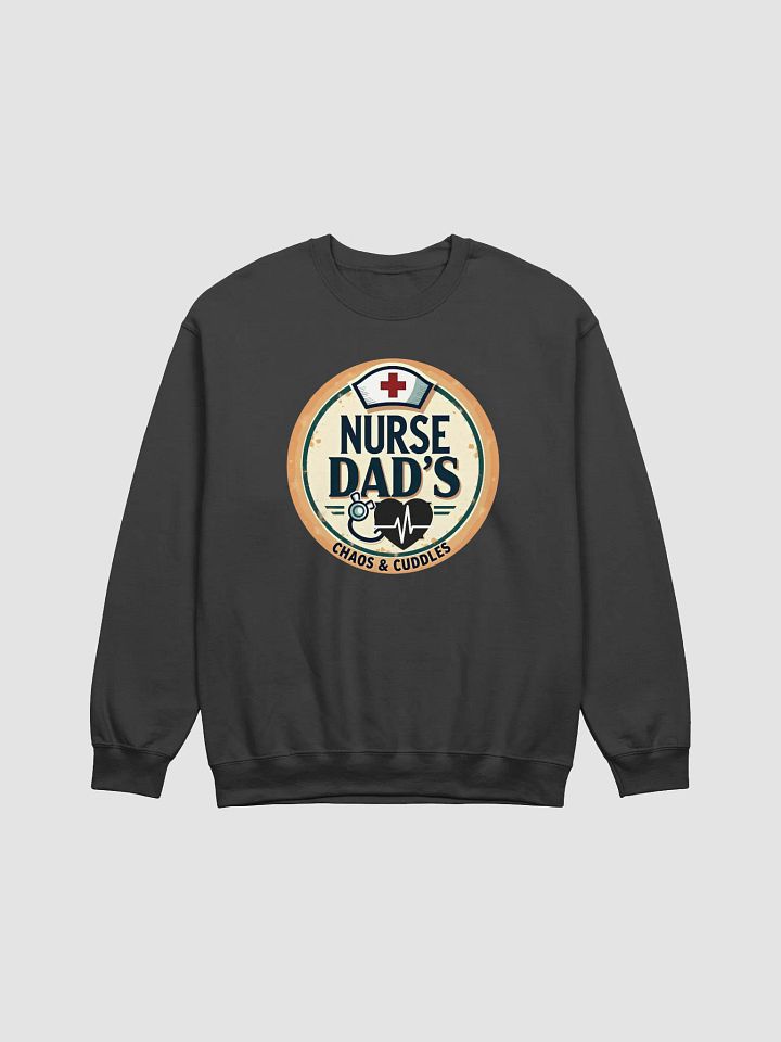 Nurse Dad's Chaos & Cuddles Crewneck Sweatshirt product image (4)