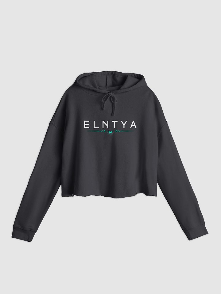 Big El White Snek Logo Cropped Hoodie product image (1)