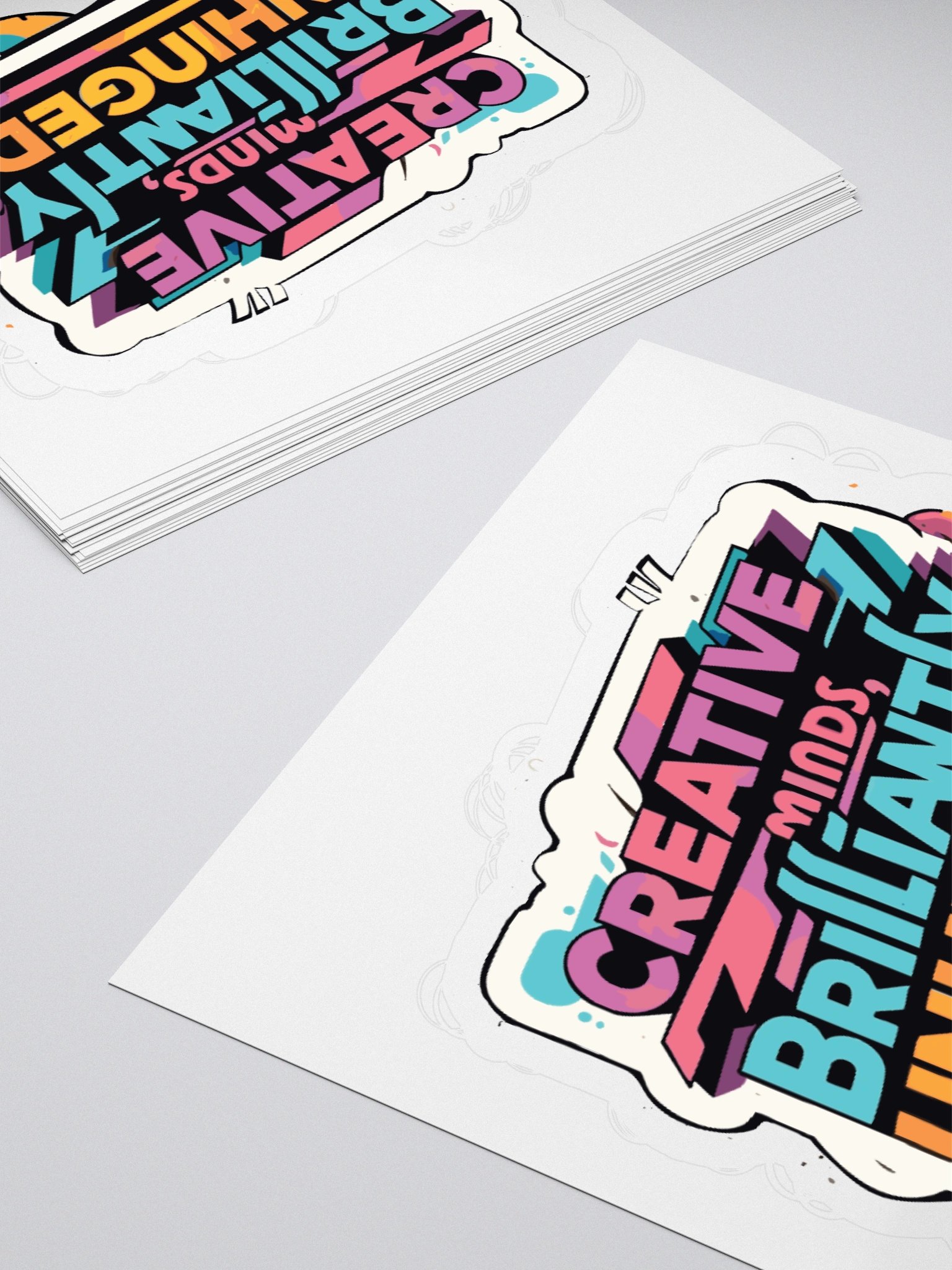Brilliantly Unhinged Sticker product image (16)