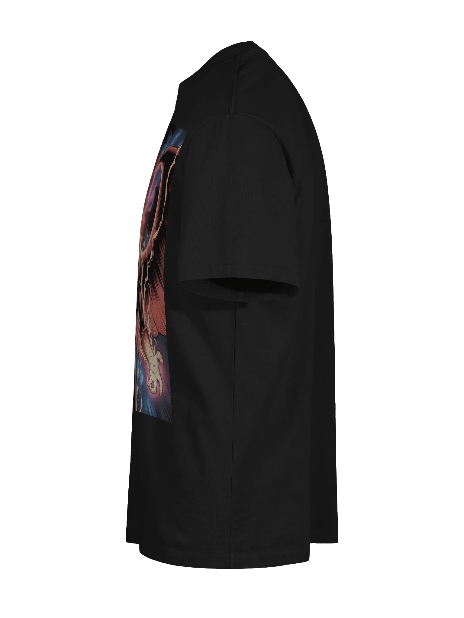 Dark Phoenix Inferno Eclipse Oversized Faded T-Shirt – Phoenix Fury Mantle product image (10)