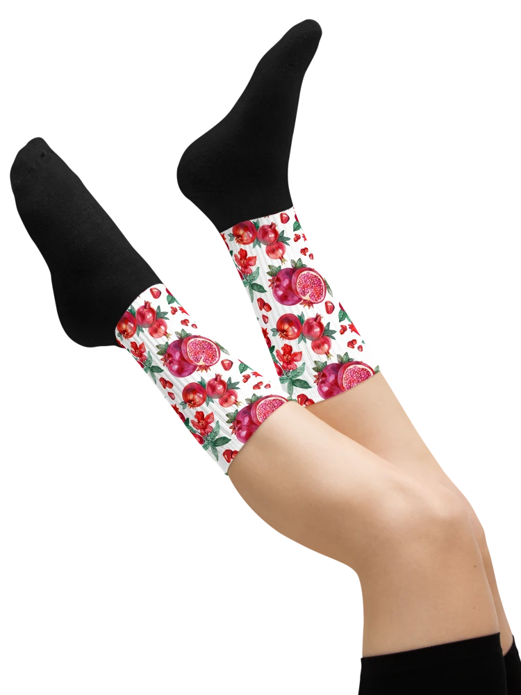 Rosh Hashanah Socks - Pomegranate Pattern product image (1)