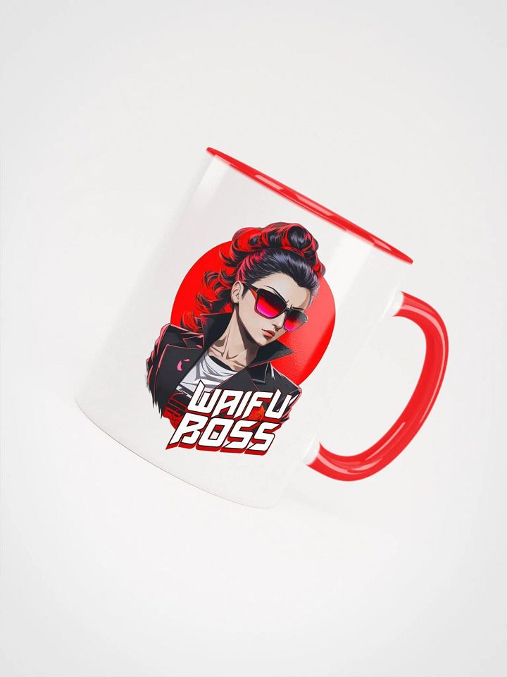 Waifu Boss - Ceramic Mug with Color Inside - v2 product image (2)