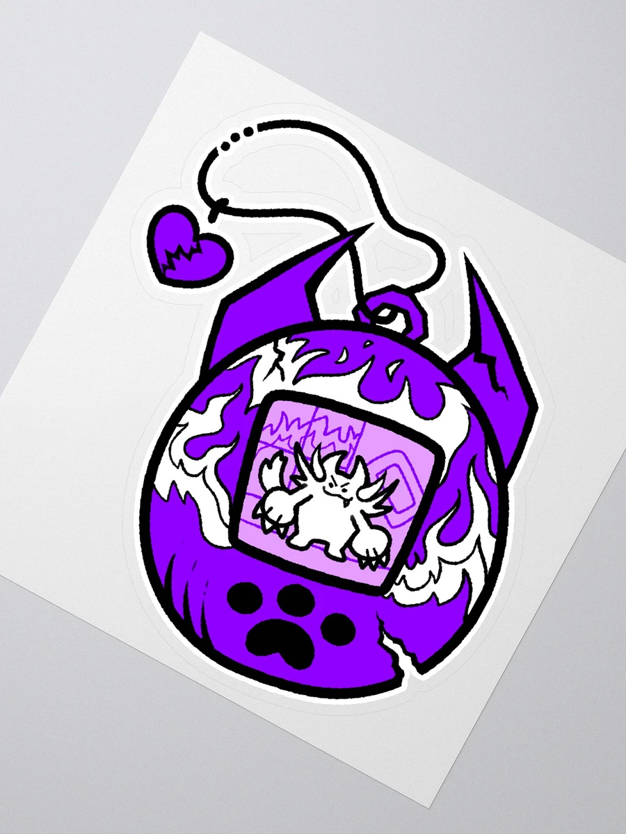 Heartbreaker Virtual Meow // Sticker - Purple 2 product image (2)