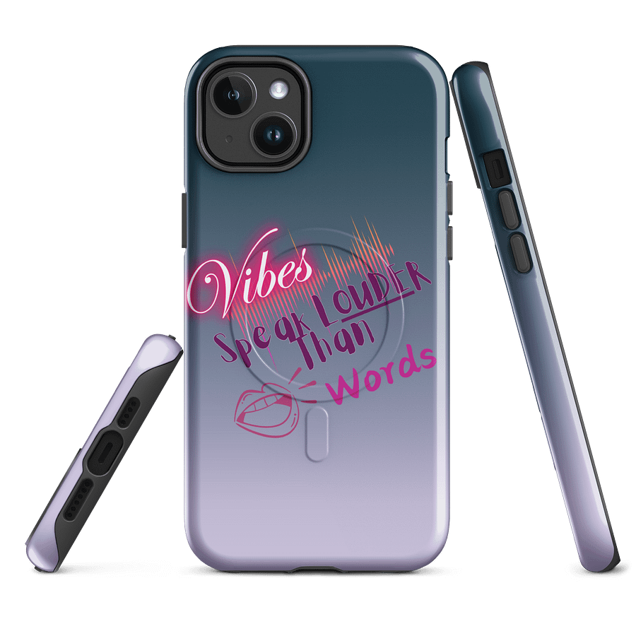 Vibes Speak Louder Than Words iPhone® Tough Case product image (2)