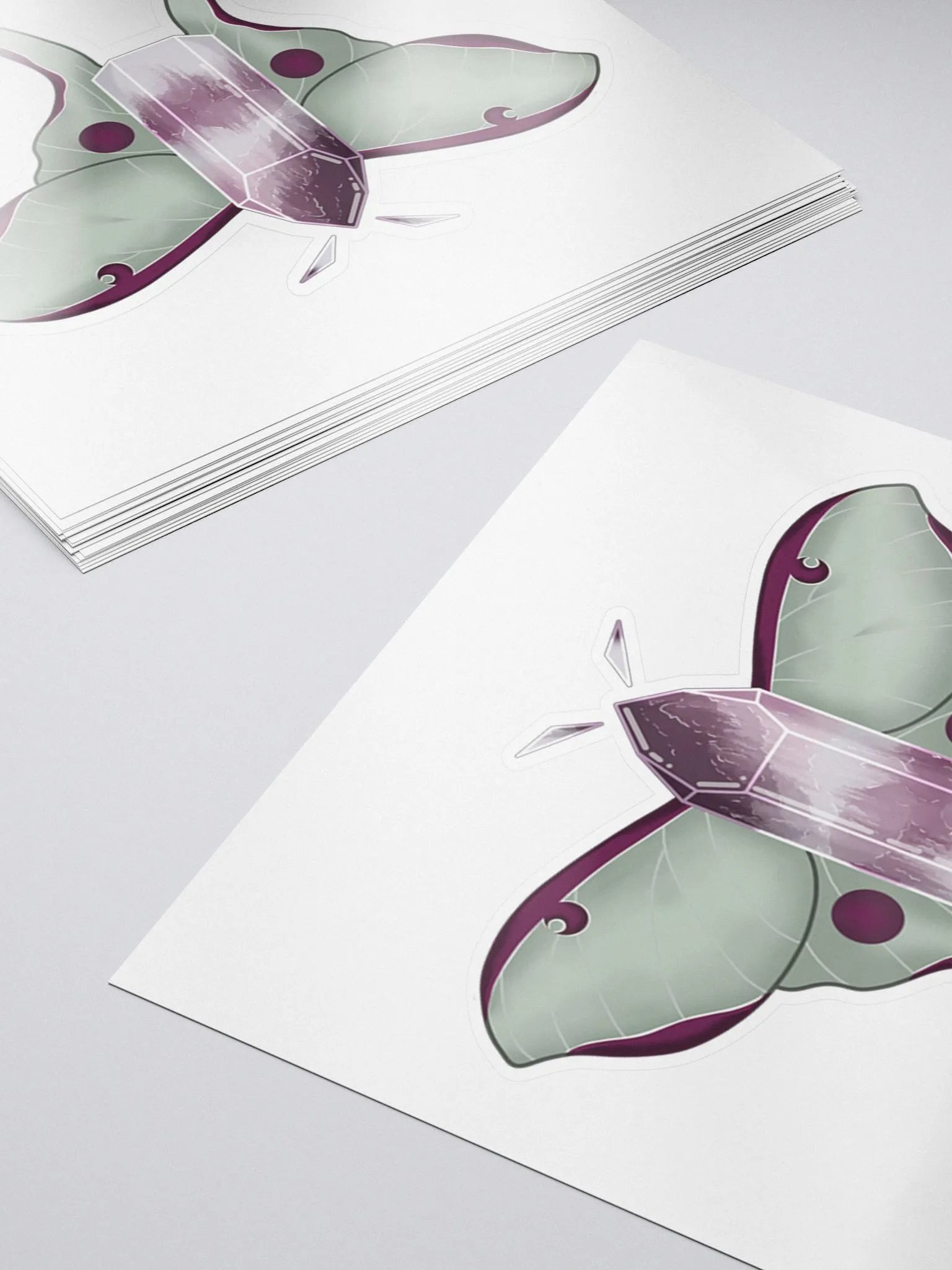 Crystal Moth Sticker product image (5)