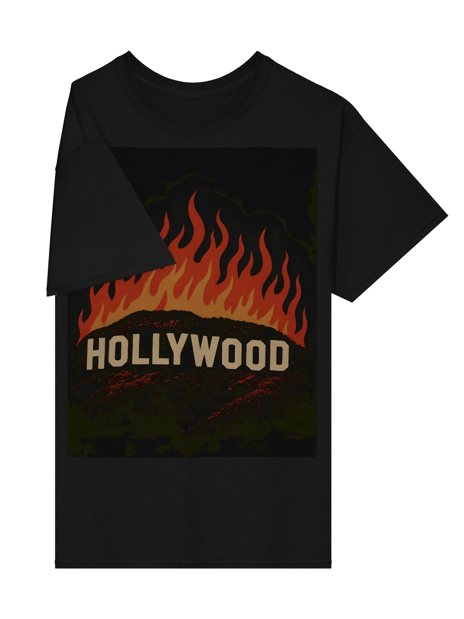 Hollywood is on fire T-shirt product image (3)