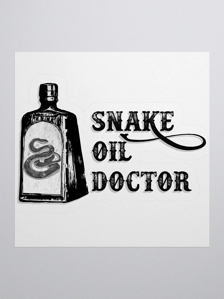 Snake Oil Doctor - Sticker product image (3)