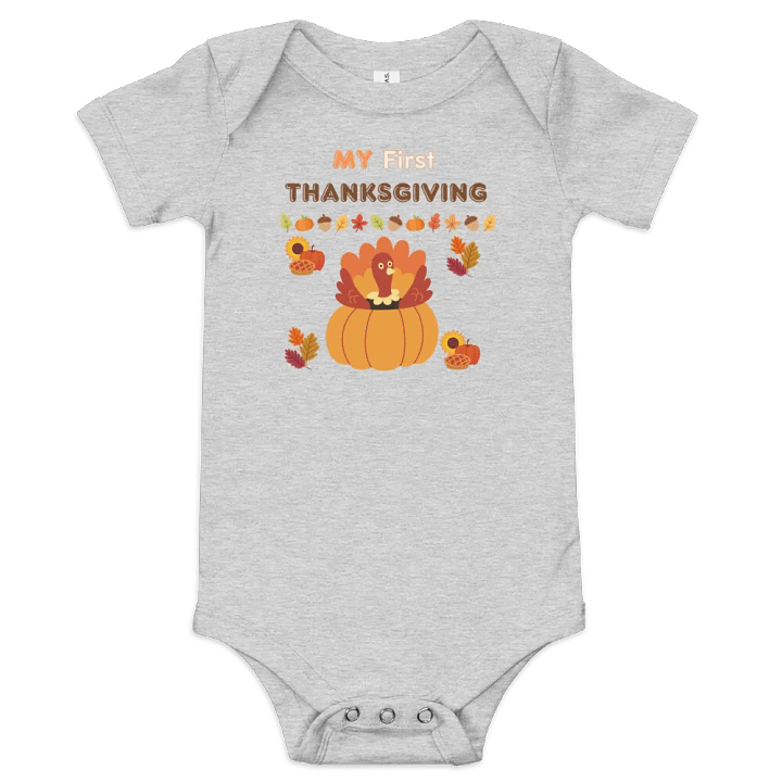My First Thanksgiving Onesie product image (3)
