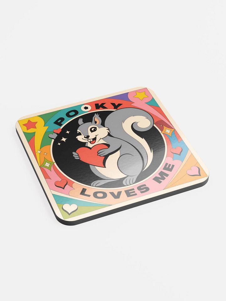 Coaster or micro art piece: Pooky Loves me product image (2)