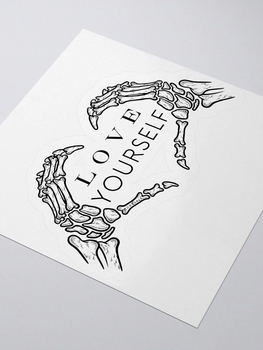 Love Yourself Skelly Kiss Cut Stickers product image (9)