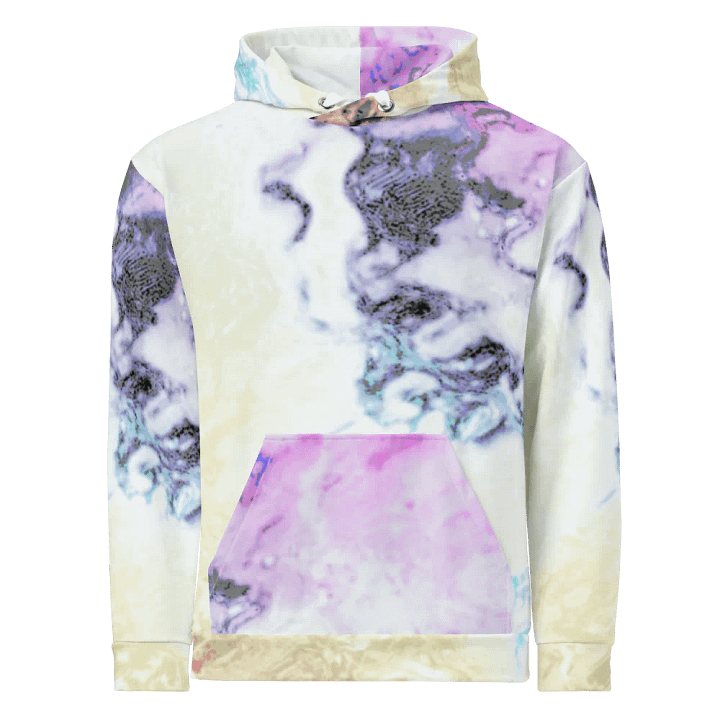 Pastel Abstract Unisex Pull On Hoodie product image (1)