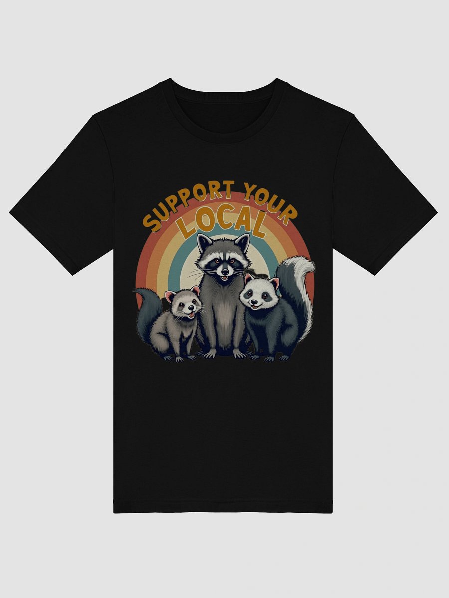 Rainbow Raccoon Trio T-Shirt product image (18)
