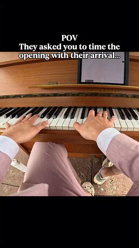 POV: you’re a wedding pianist 🎹 follow for part 2!

#pianist #pianistlife #wedding #weddingpiano #weddingpianist #livepiano #...