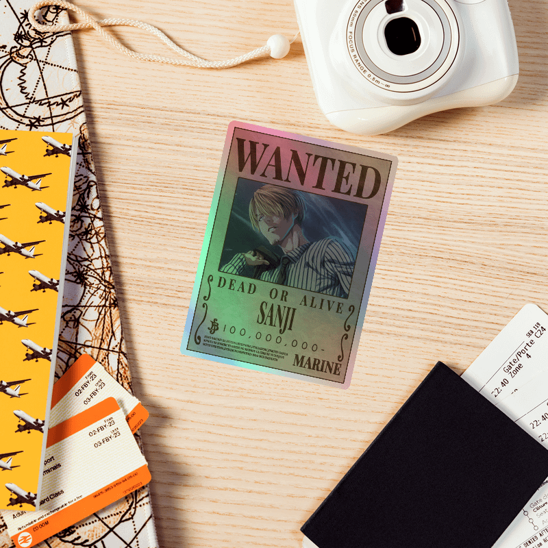 Wanted Sanji Sticker Sheet product image (1)