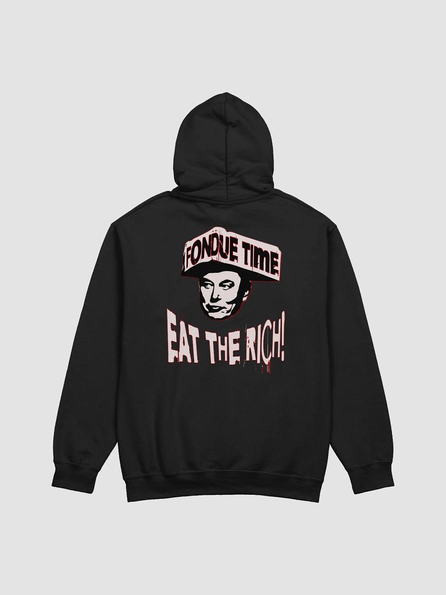 Eat the Rich - Fondue Time Hoodie Black product image (1)