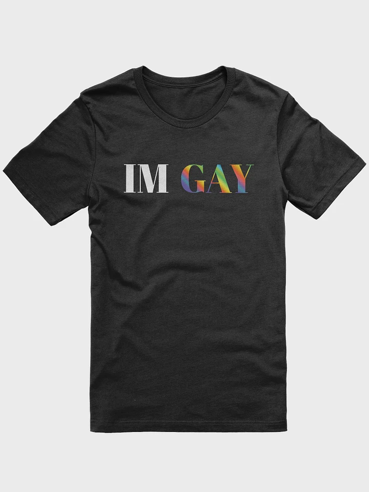I'm Gay - T-Shirt (White Letters) product image (12)