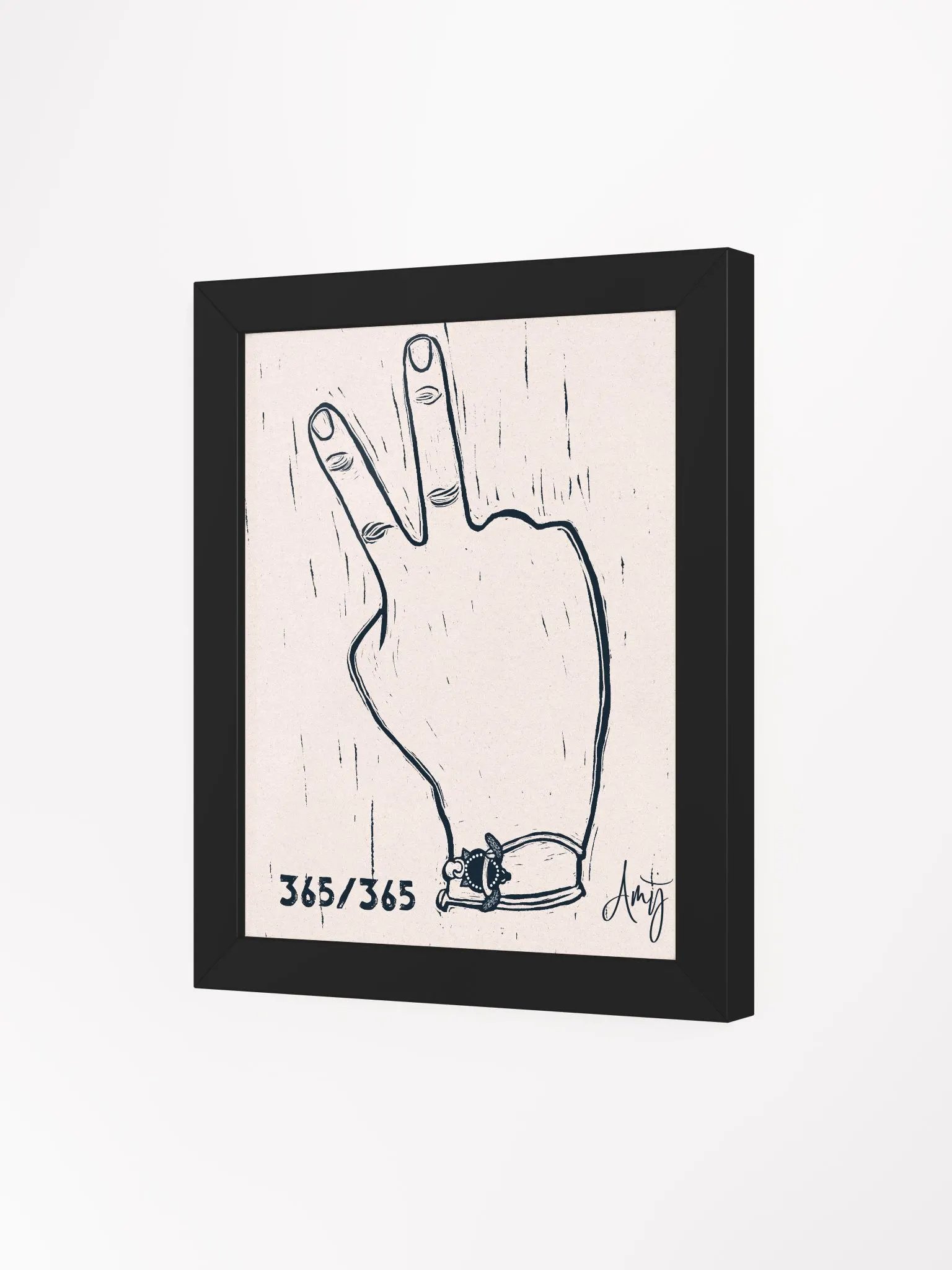 Linocut Peace Art product image (19)