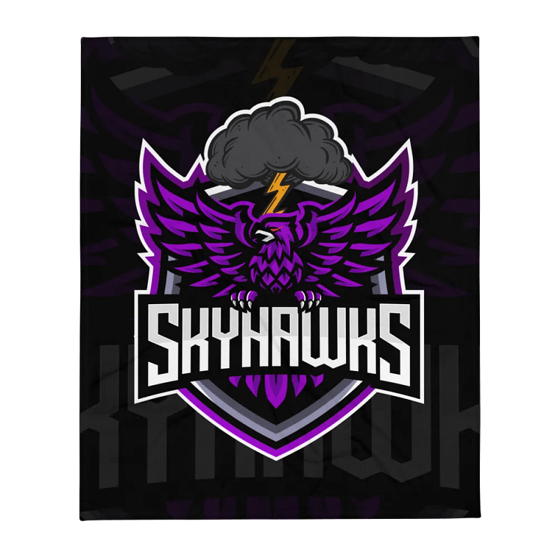 Skyhawks Throw Blanket